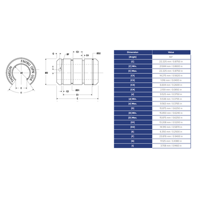 FNYBU06OPN THOMSON BALL BUSHING FNYBU SERIES 3/8" OPEN LINEAR BEARING CORROSION RESISTANT 300 LBF